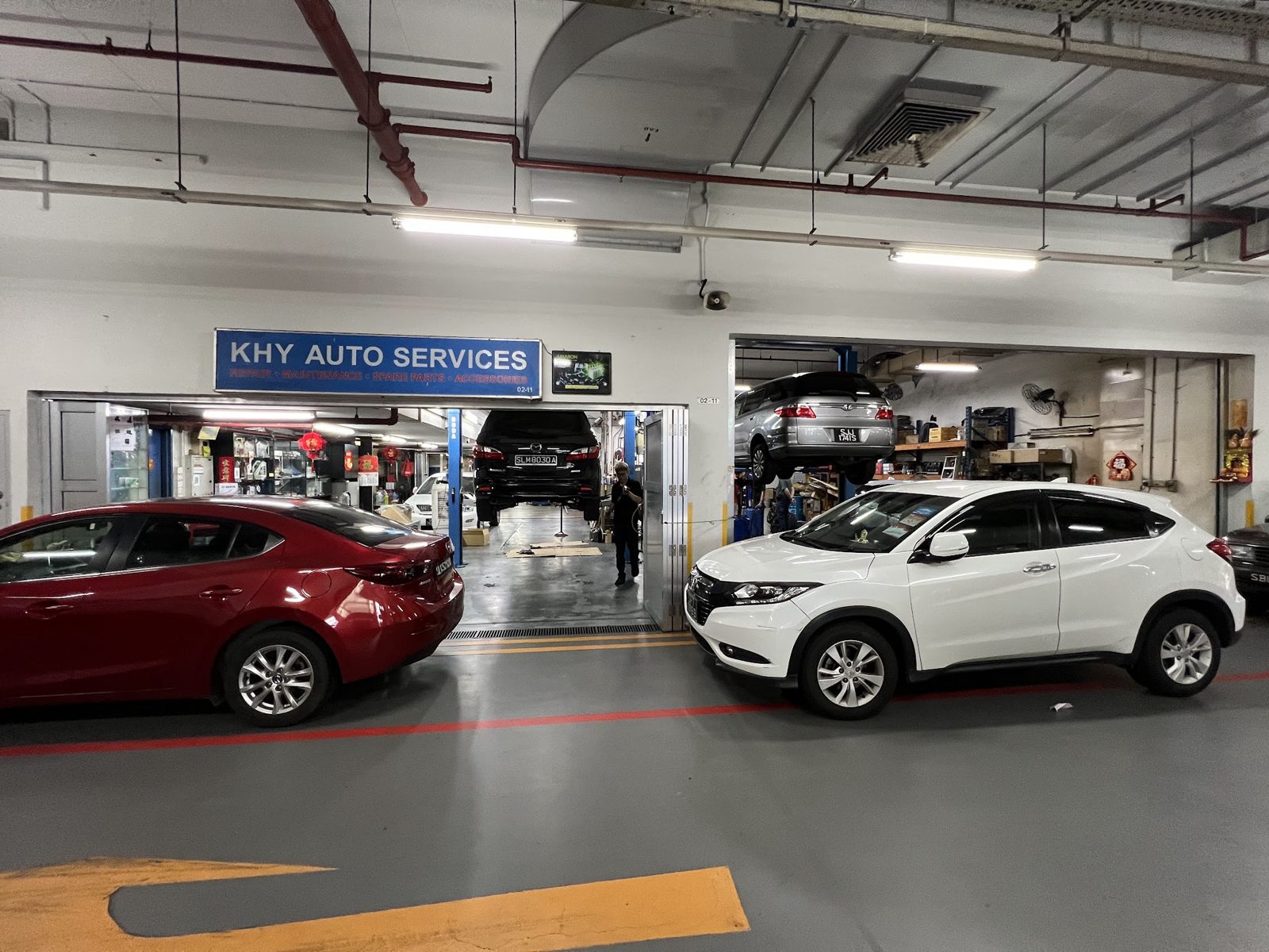 Inside KHY Motors in Sin Ming